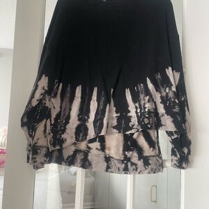 Electric & Rose Black and Cream Tie-Dye Sweatshirt